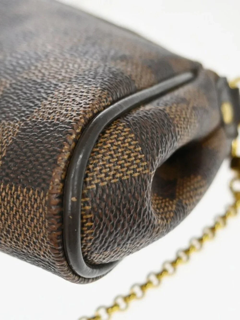 Louis Vuitton Damier Eva 2way Chain Handbag
